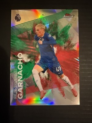 25-26 Topps Finest EPL Alejandro Garnacho Swerve Fusion Variation Green/Red RARE