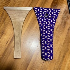 Shamisen Bachi Pick Traditional Instrument Tool with Case