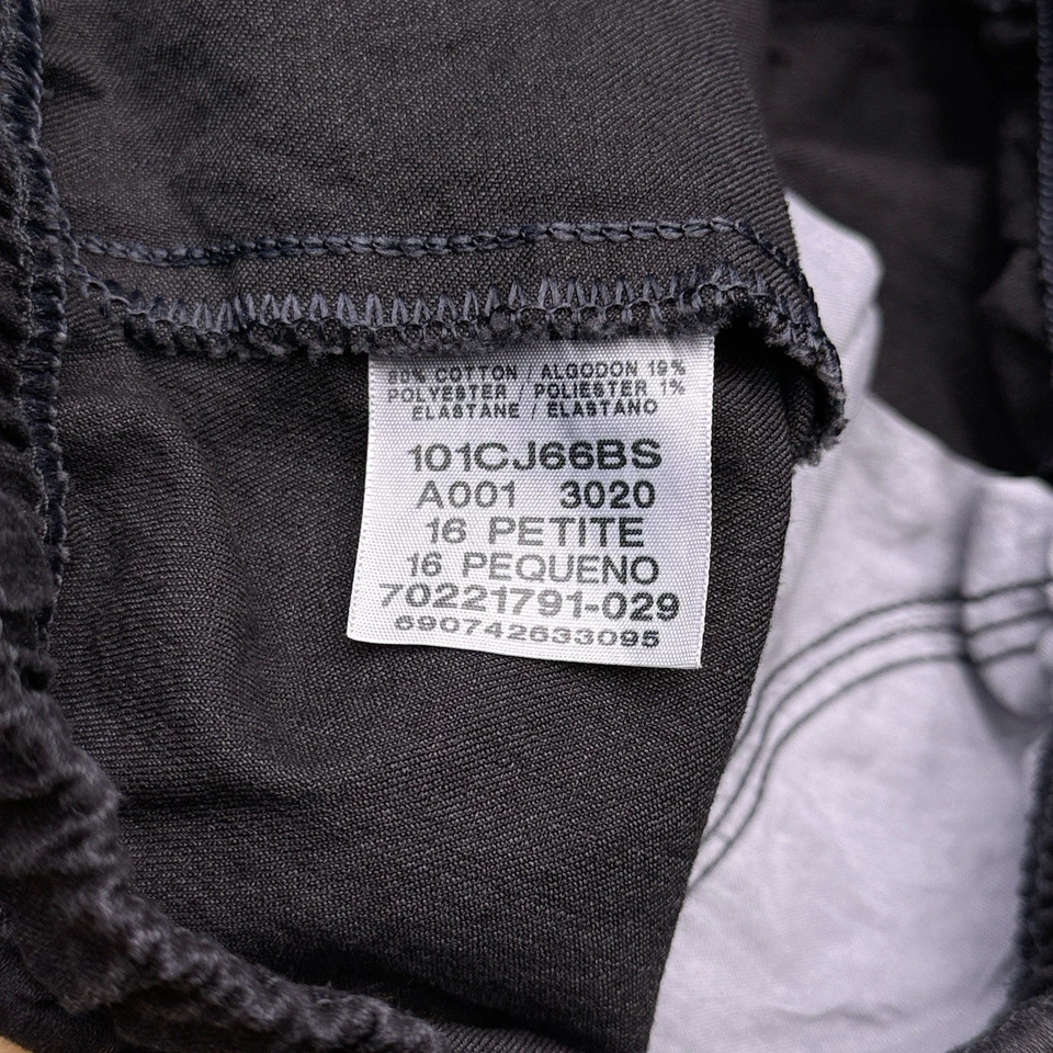 Chic Comfort Collection Pantalones Pull On 16 Petite Cintura Elástica de tiro alto Nuevos Foto 4 de 4