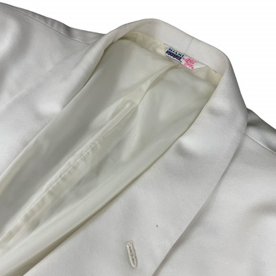 VTG After Six x Miami Vice Men's One-Button Tuxedo Jacket White   USA   54R