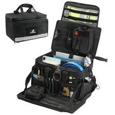 Car Front Seat Organizer Storage Patrol Bag Police Gear Tactical Molleuniversal