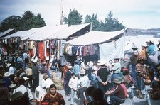 Guatemalan Market People Shopping 1975 Kodachrome Duplicate Color Slide