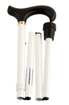 Designer Gehstock Gehhilfe Derby-Faltstock für Blinde made in Germany