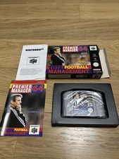 Premier Manager 64 Nintendo 64 N64 Boxed Complete