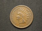 🔥COPPER COIN! XF 1873 INDIAN HEAD CENT PENNY FULL LIBERTY & DIAMONDS 🔥 LOT 65*