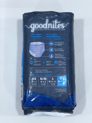 Goodnites Underwear XL Boys Bedwetting Pullup Diapers for older kids and teens