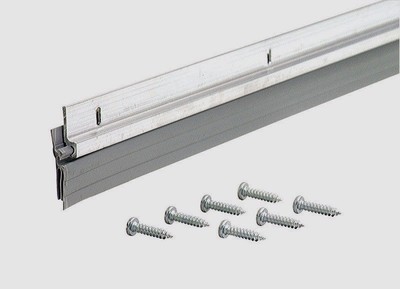 M-D Building Silver Aluminum Sweep For Standard Door 36'' L X 1/4'' Hardware Inclu