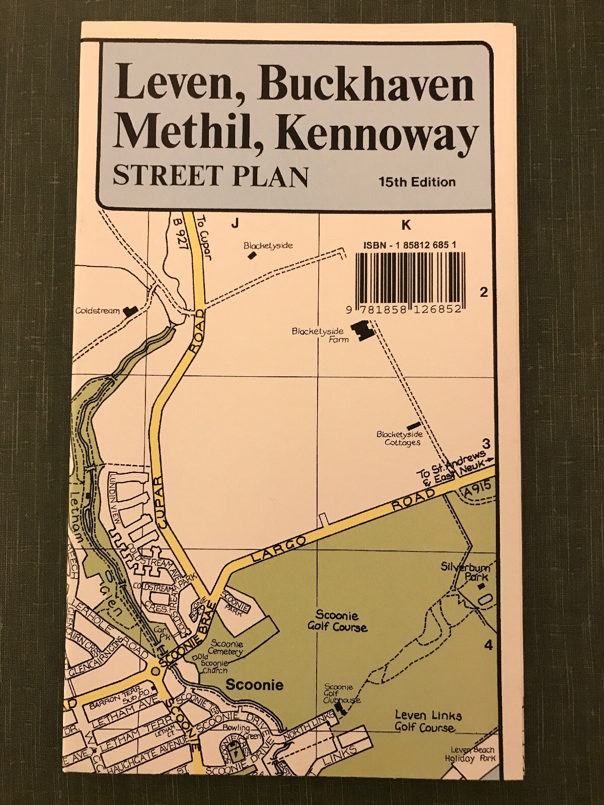 “Leven, Buckhaven, Methil, Kennoway Street Plan” Map eBay