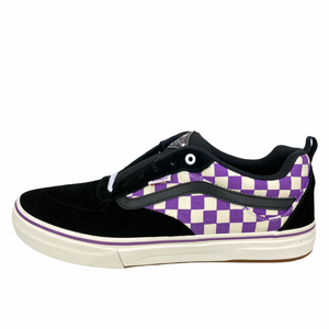 vans damier violet