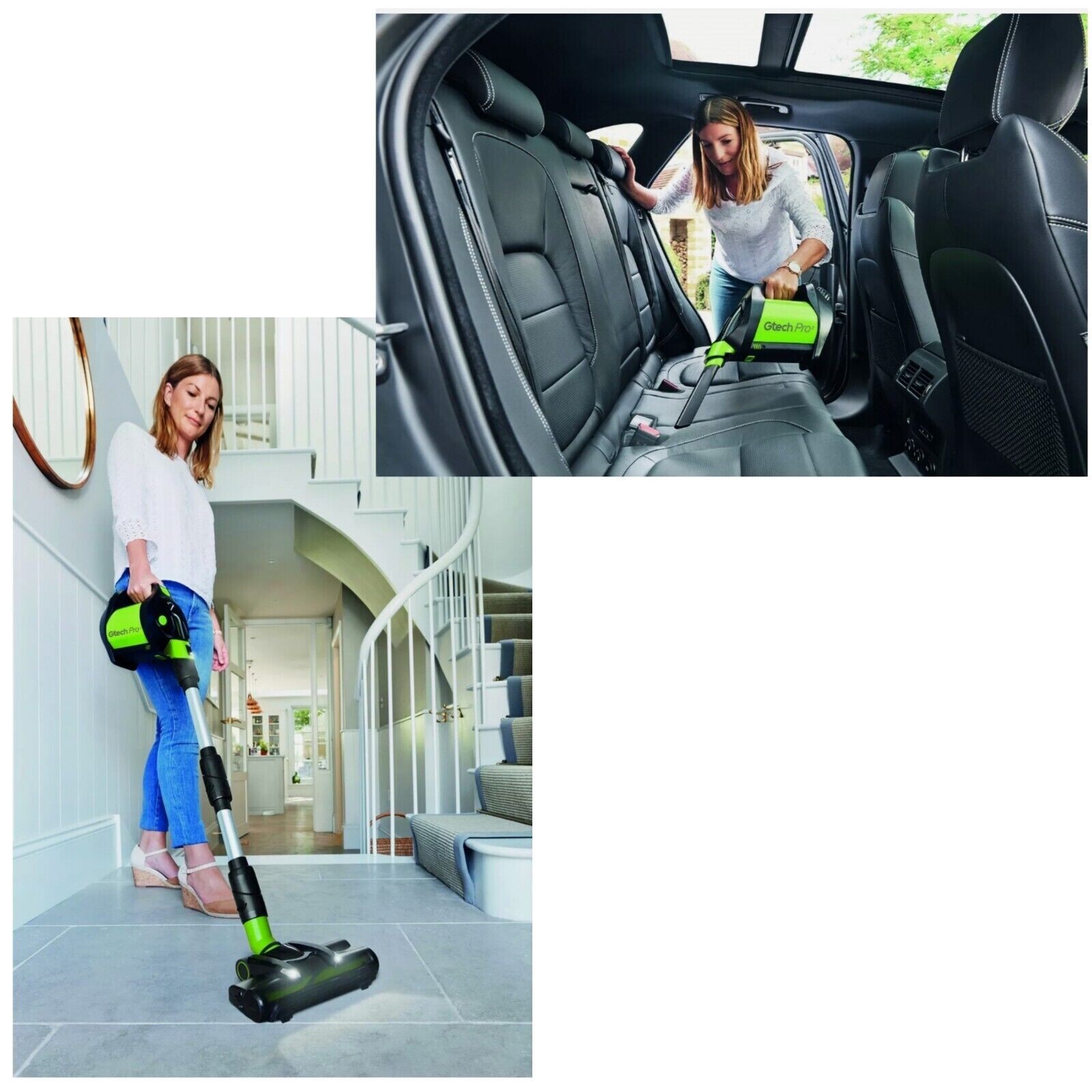 Gtech Pro 2 Cordless Vacuum Cleaner Handheld Bagged hygienic cleaning