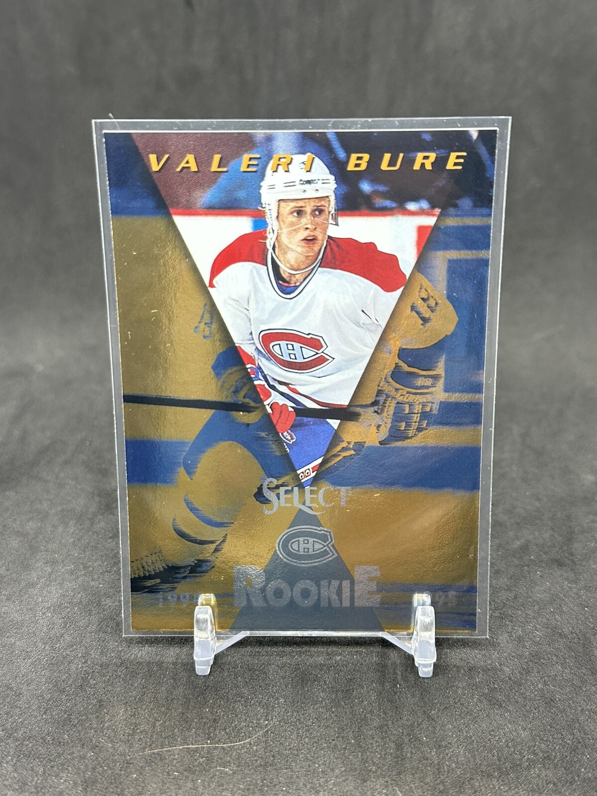 Valeri Bure 1994-95 Pinnacle Select Certified Gold Rookie RC #187 Canadiens