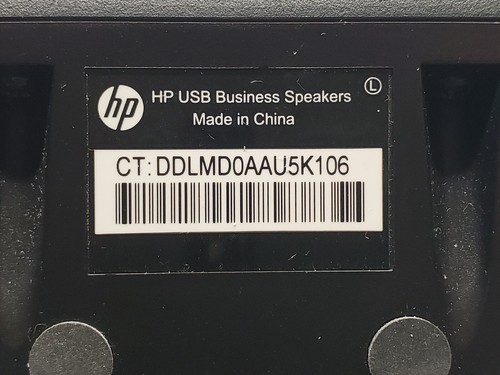 Genuine HP USB Business Speakers D9J19AA Pre-owned Very Good Condition - Bild 6 von 6