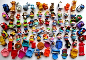 Fisher-Price-Little-People-HUGE-FUN-LOT-80-Figures-Animals-Pets-Cars-NO-2-ALIKE