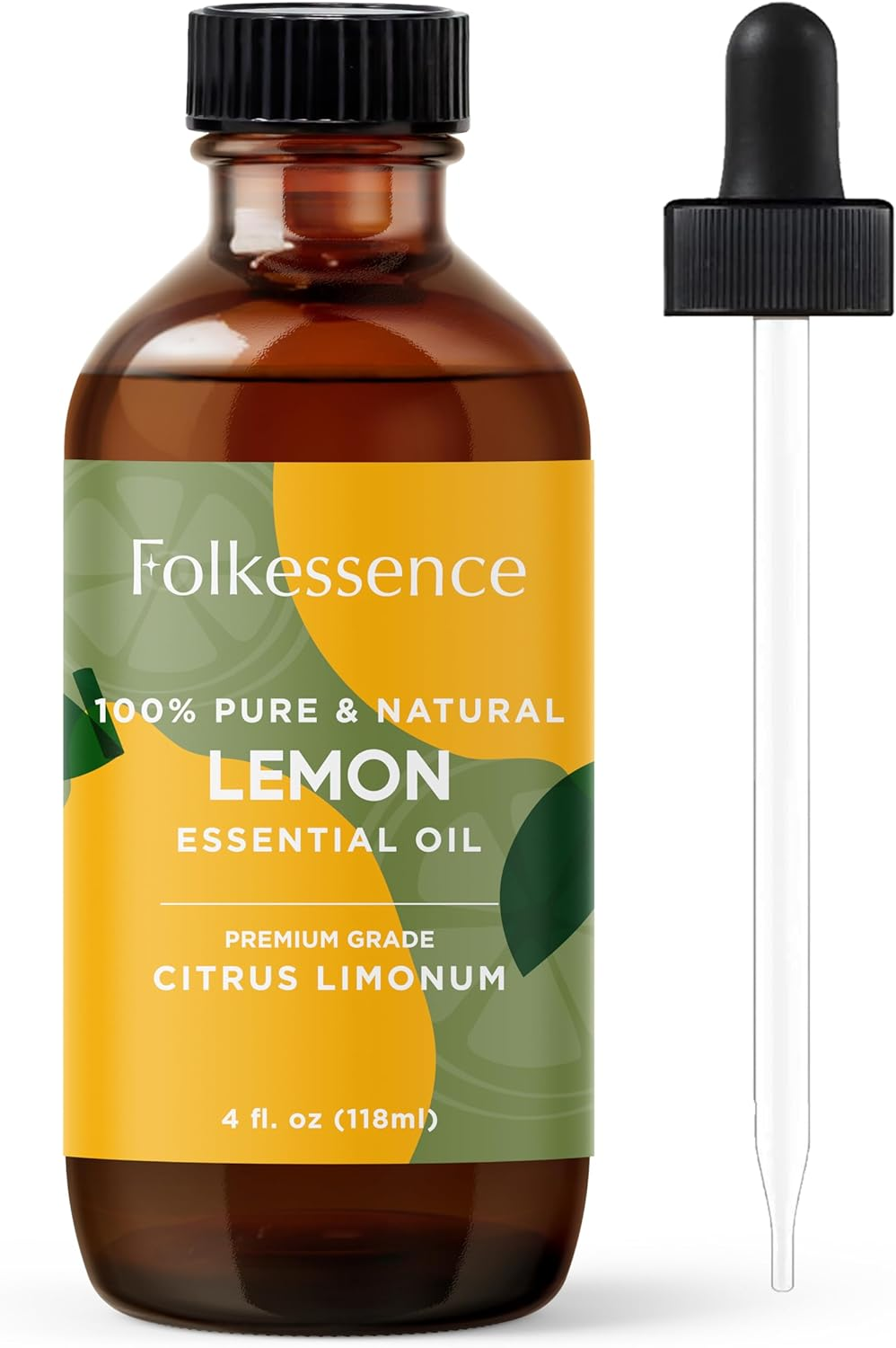 Lemon Essential Oil - 4 Fl Oz - 100% Pure, Natural and Undilluted Essential Oil,