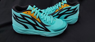 Puma‎ LaMelo Ball MB.02 Men\'s Aqua/Black Honeycomb Basketball size 6.5 boys Puma LaMelo Ball MB.02 Honeycomb Men main image 4