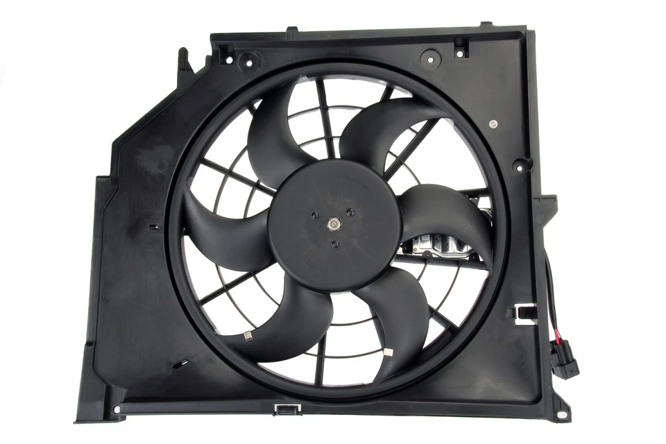 Conjunto de ventilador auxiliar de refrigeración del motor URO para BMW 325i 2001-2005 Foto 3 de 4