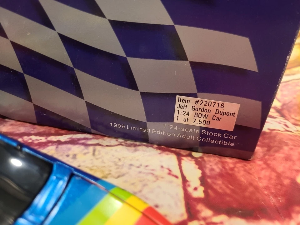 Lote de 8 Novo NasCar 1999 Edição Limitada Jeff Gordon Dupont Chevy Escala 1/24 - Imagem 3 de 4