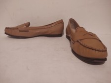 Cole Haan Penny Loafers D35078 Sz 7 B Tan Beige Leather