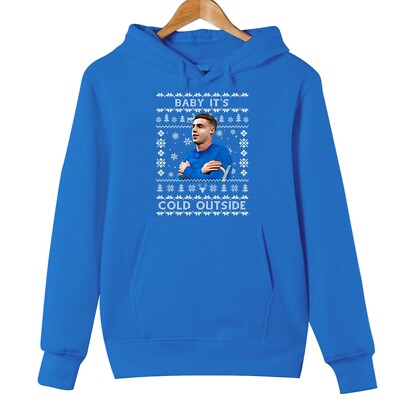 HOODIE (5236) Chelsea Weihnachten Baby It's Cold Outside Palmer Geschenk Pullover.