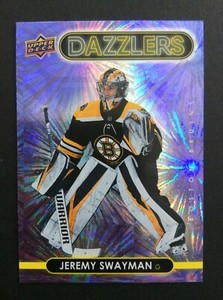 2021-22 Upper Deck Dazzlers Purple #DZ-4 Jeremy Swayman