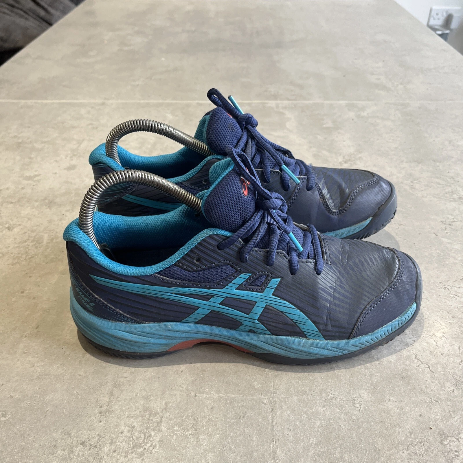 Scarpe da corsa Asics Gel Game 9 1041A337 blu sneakers UK 5 5