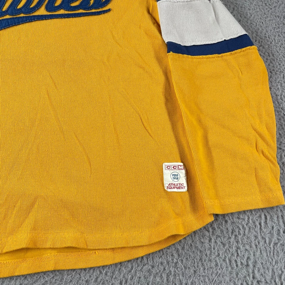 Camiseta deportiva de hockey Buffalo Sabres larga Slv camisa profesional ok'd clásica retro estilo vintage Foto 4 de 4