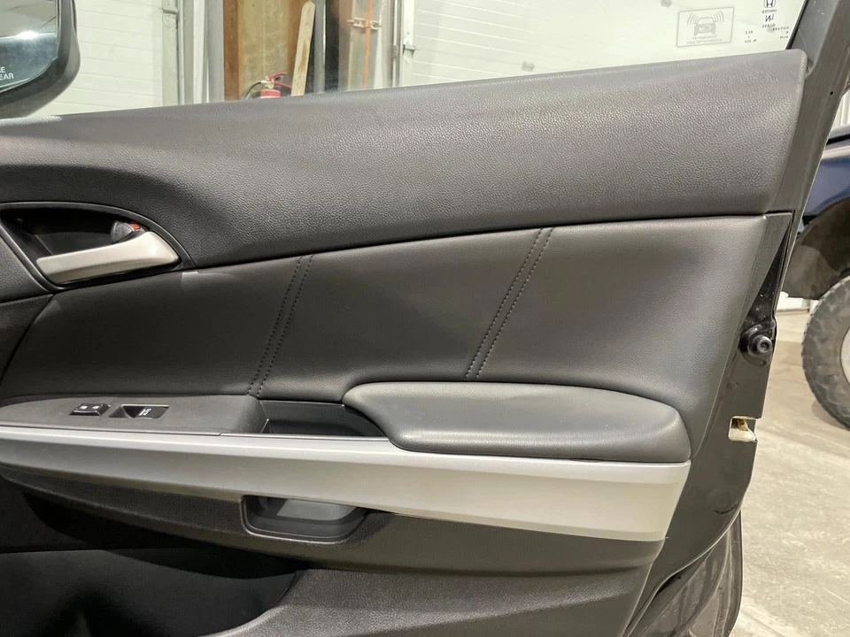 2008 - 2010 Honda Accord Passenger RH Right Black-BK Front Door Trim Panel - Image 3 of 4