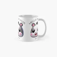 HELLO CA. 2025 Moo Deng Classic Mug , Gift For Family