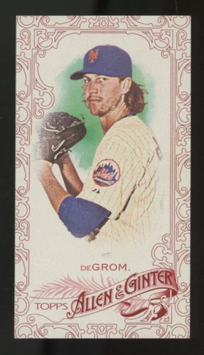 Jacob DeGrom [Mini Red] #58 2015 Topps Allen & Ginter card