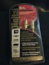 High Performance Digital 6' Foot Cable - S VIDEO 24K Gold Plated NEW in Box USA