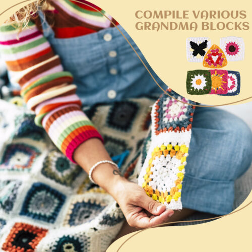 Beginner Crochet Kit Complete Crochet Starter Kit with 8 Yarns Step by DeFui IKI - Picture 6 of 22