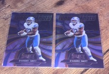 2 Card Lot - (x2) - 2020 Select #T19 Dandre Swift Turbocharged Insert Card Lions