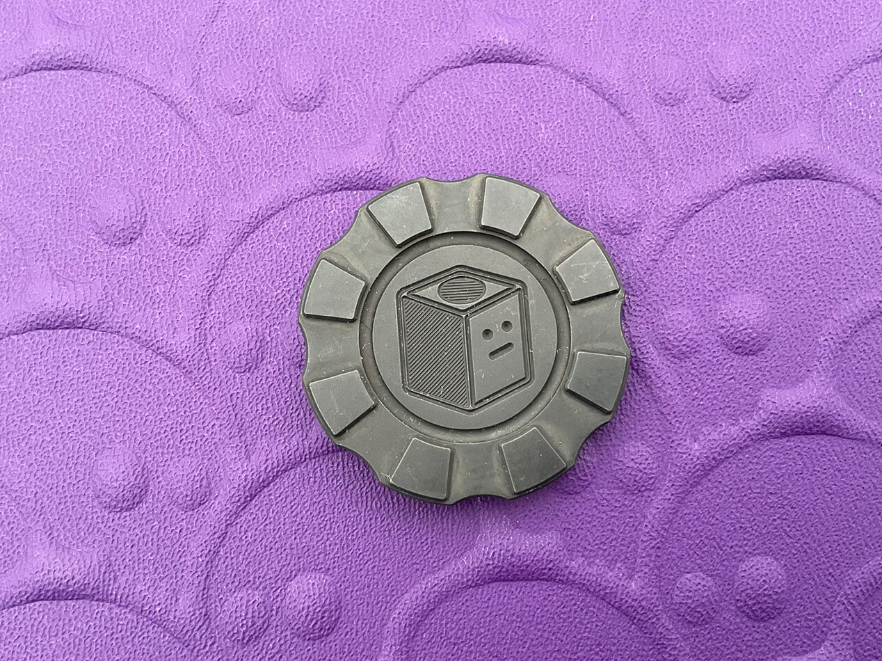 Nice Guy Machine Co. X Hitex Gear NGMCo Darkened Titanium EDC Coin Poker Chip