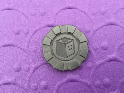 Nice Guy Machine Co. X Hitex Gear NGMCo Darkened Titanium EDC Coin Poker Chip