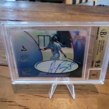 2001 Topps Finest Albert Pujols Rookie Autograph Card BGS 9.5 💎 Mint Cardinals