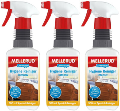 AKTION! 3er Pack Mellerud Caravan Hygiene Reiniger Innenraum Wohnwagen Wohnmobil