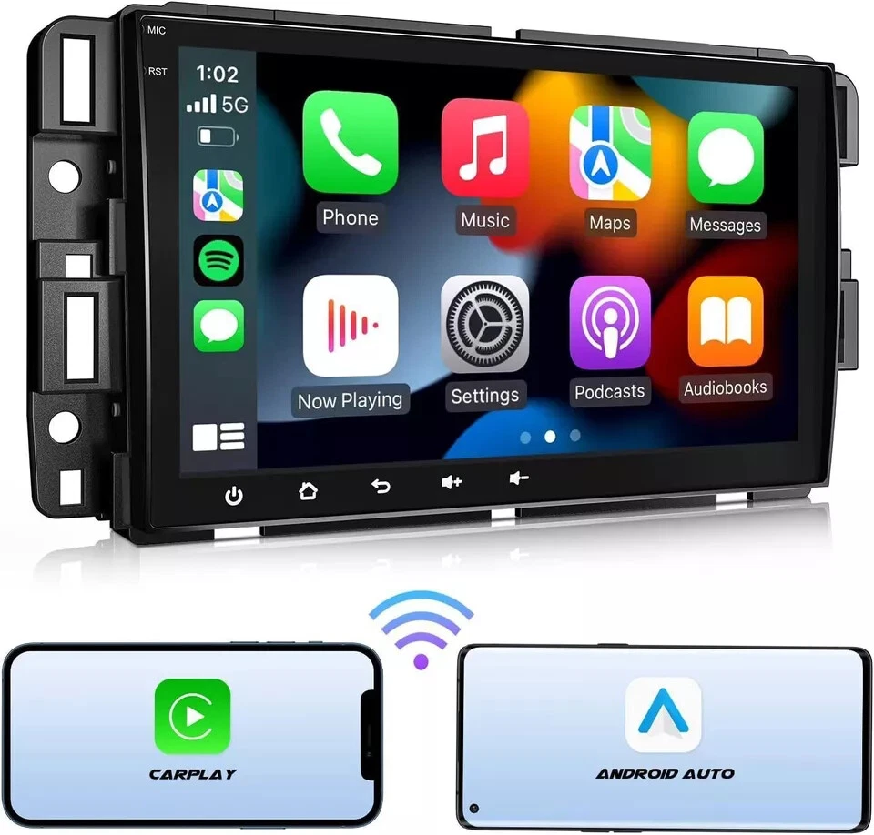8" Android 13 Carplay para GMC Acadia 2008-2012 coche estéreo radio GPS navegación cámara Foto 3 de 4
