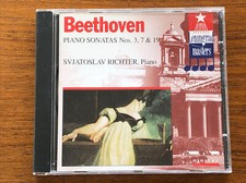 Beethoven: Piano Sonatas Nos. 3, 7  19 by Richter CD, 1996, Leningrad Masters 