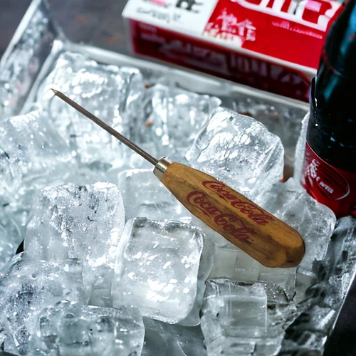 Coca Cola Ice pick vintage style Wood handle collectible