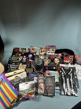 Huge Halloween makeup /Costume And Other Halloween Supplies Lot C1