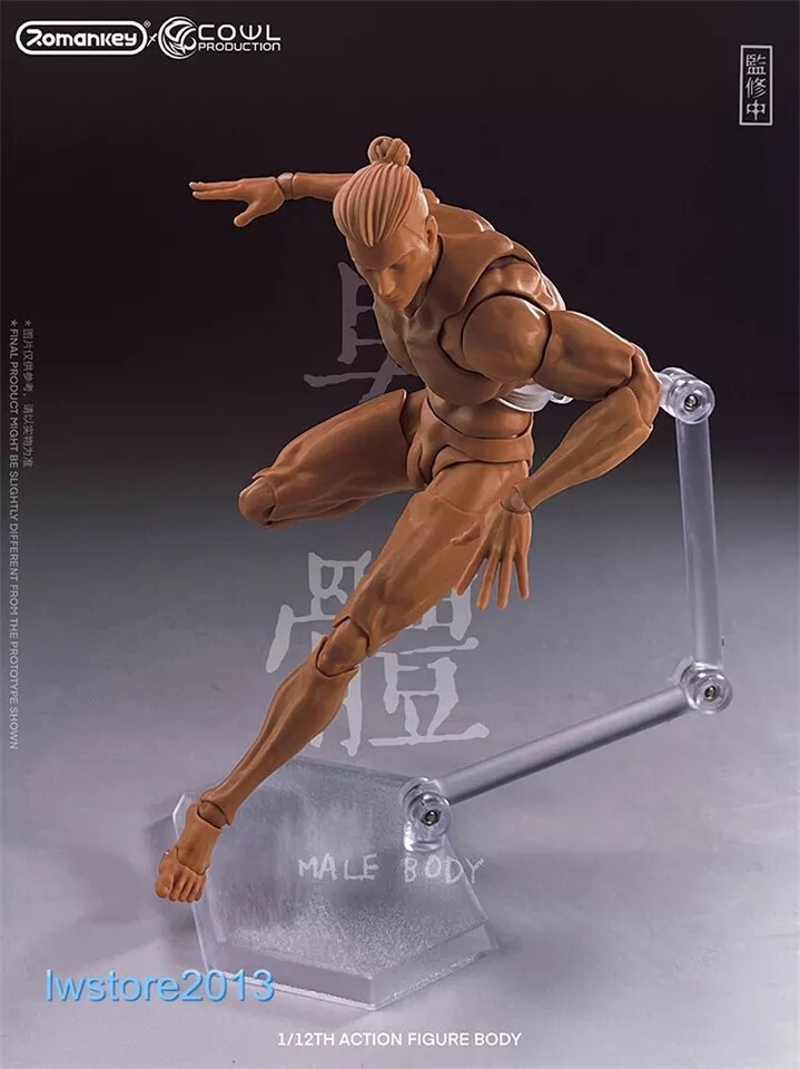 Romankey X COWL 1:12 Yellow Flexible Man Jointed 6