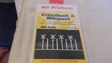HO Scale Rix Products, Railroad Crossbuck & M...