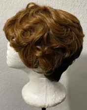 BROWN SHORT PIXIE CURL WIG