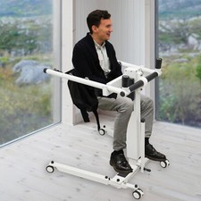 Electric Patient Lift Transfer Chair, Foldable Wheelchair And Car Transfer