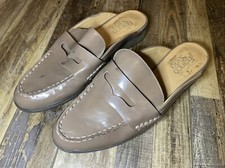 Franco Sarto Women  s Barlow Loafers Shoes Size 9 Glossy Brown Slip On