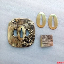 High Quality Copper Tsuba Guard Habaki Seppas Japanes Sword Samurai Katana Parts