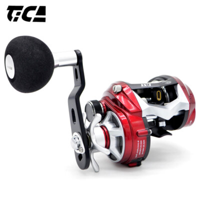 TICA UZI Aluminum Body Saltwater Baitcasting Fishing Reel with Centrifugal Brake