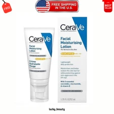 CeraVe AM Facial Moisturizing Lotion Spf 50 Free Shipping