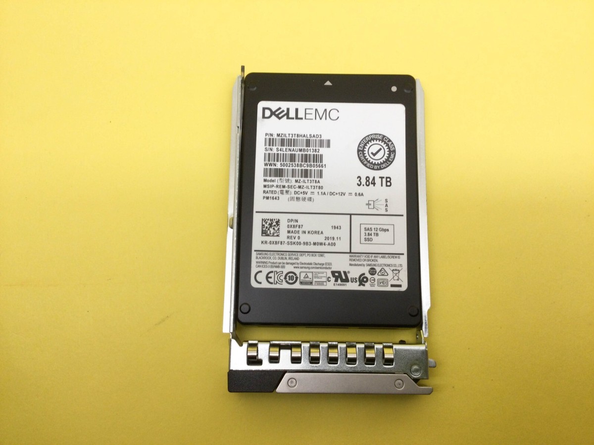 14. soltissimo3 CD 57枚組 X8F87 DELL 3.84TB SAS 12Gbps READ INTENSIVE 2.5IN SSD MZ-ILT3T8A w