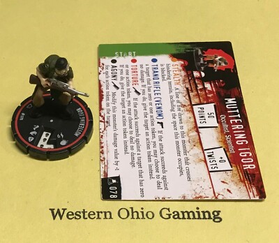 Horrorclix Muttering Igor #078 Veteran USED The Lab Figure